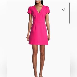 Milly Atalie Short Cap Sleeve Pink Mini Dress | M